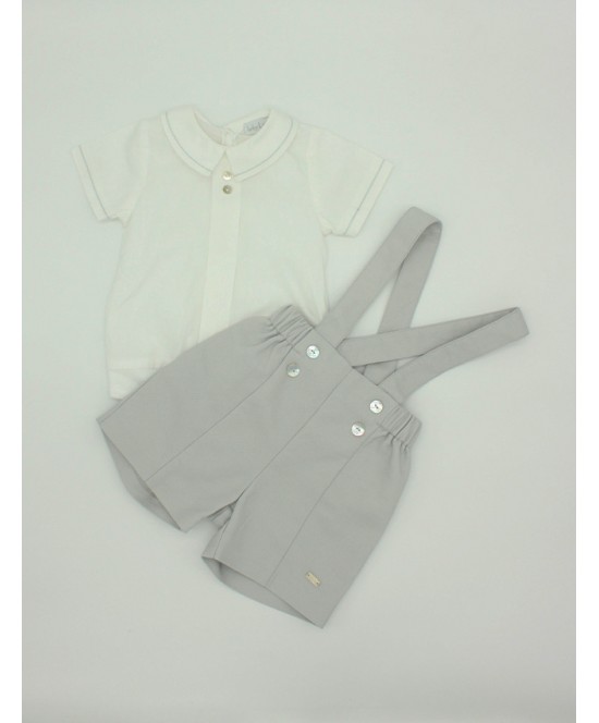 Conjunto Menino Cinza